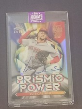 Topps Archives Signature Series Luis Castillo 13/50 Auto 2021 Prismic Power