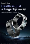 Smart Health Ring SR08 - H20 Proof, Men Women Blood O2, Heart Rate, Time, Steps