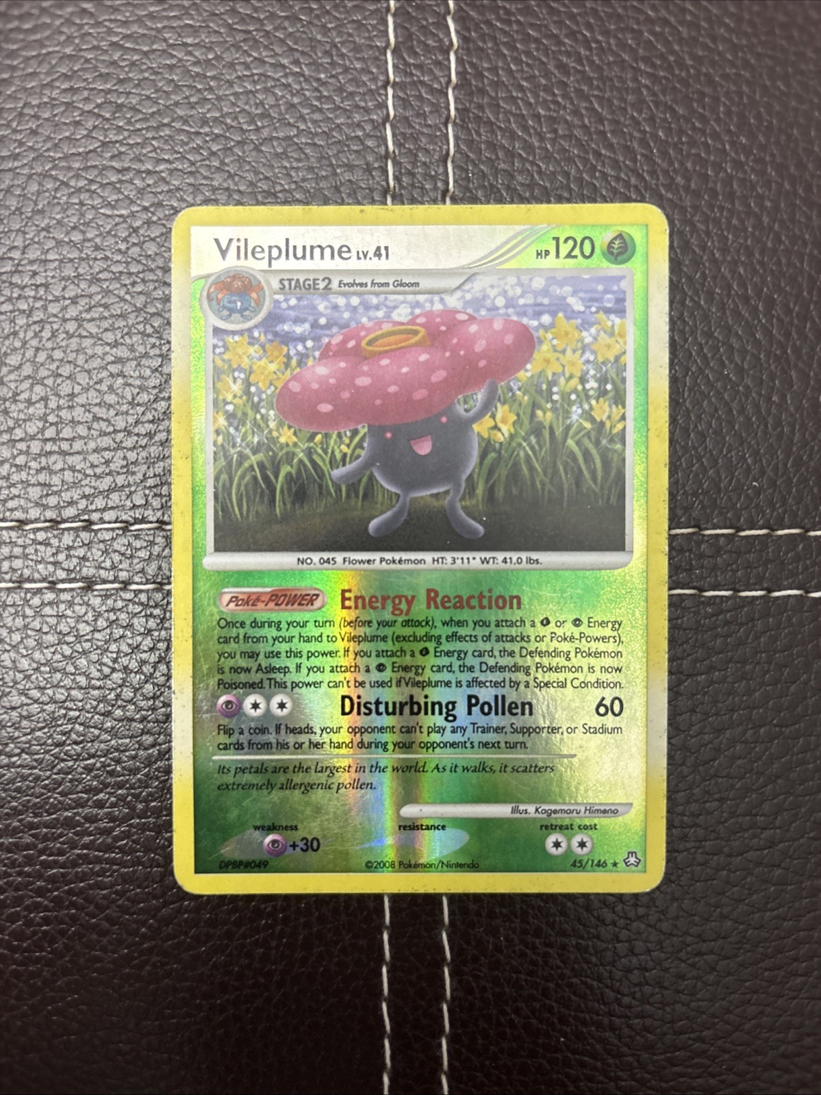Pokemon TCG - Vileplume - 45/146 - Legends Awakened - PL Reverse Holo (2008)