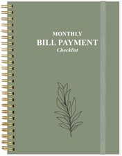 Monthly Bill Payment Checklist - Monthly Bill Organizer  Planner for Green