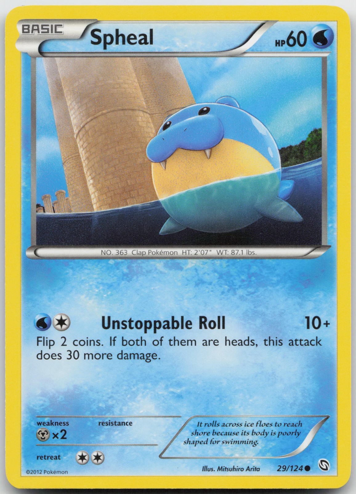 Spheal Common Dragons Exalted 29/124 LP