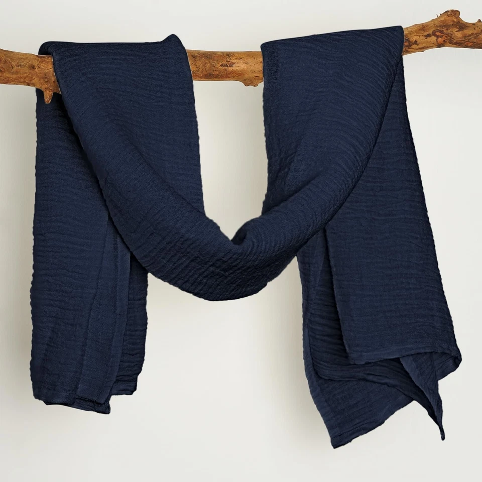 33.5x53 Inches 100% Flax Linen Bath Towel Natural Lightweight Hair Towel - Image 4 of 4