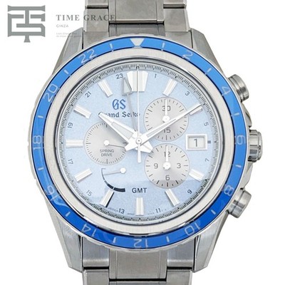 GRAND SEIKO EVOLUTION 9 COLLECTION SPRING DRIVE CHRONOGRAPH SBGC261 BLUE Used