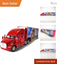 Kenworth T700 Container Truck, 1:68 Scale, Die Cast Model Pull Action Red