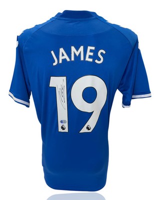 JAMES RODRIGUEZ SIGNED EVERTON 2020/21 HOME SHIRT (ACG CERT AG17623)