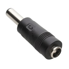 DC Jack Plug Converter 5.5 x 2.5mm DC In Line Socket to 5.5mm x 2.1mm Adapter