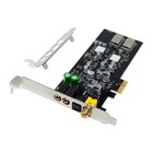 Opticals Coaxial Digital Interfaces PCIe Sound Card 16Bit 24Bit 96Khz ADC