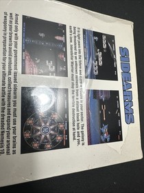 Side Arms TurboGrafx-16 1990 New Sealed Crushed Box Torn Shrink TG16 Sidearms