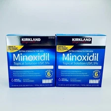 Kirkland Minoxidil 5% Extra Strength Men Hair Regrowth 12 Month (1 Year) Supply