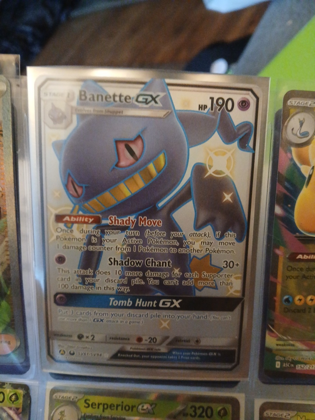 Banette GX SV61/SV94 Hidden Fates: Shiny Vault Holo