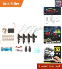 Universal Car Door Lock 4PCS,12V Door Lock Actuator Keyless Entry System with...