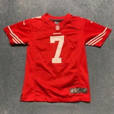 San Francisco 49ers Jersey Boys Medium 10/12 Red White Nike 7 Colin Kaepernick