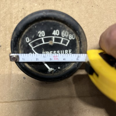 #ad #ad Oil Pressure Gauge For Hot Rod. Not Sure Of The Manufacturer. $20.00