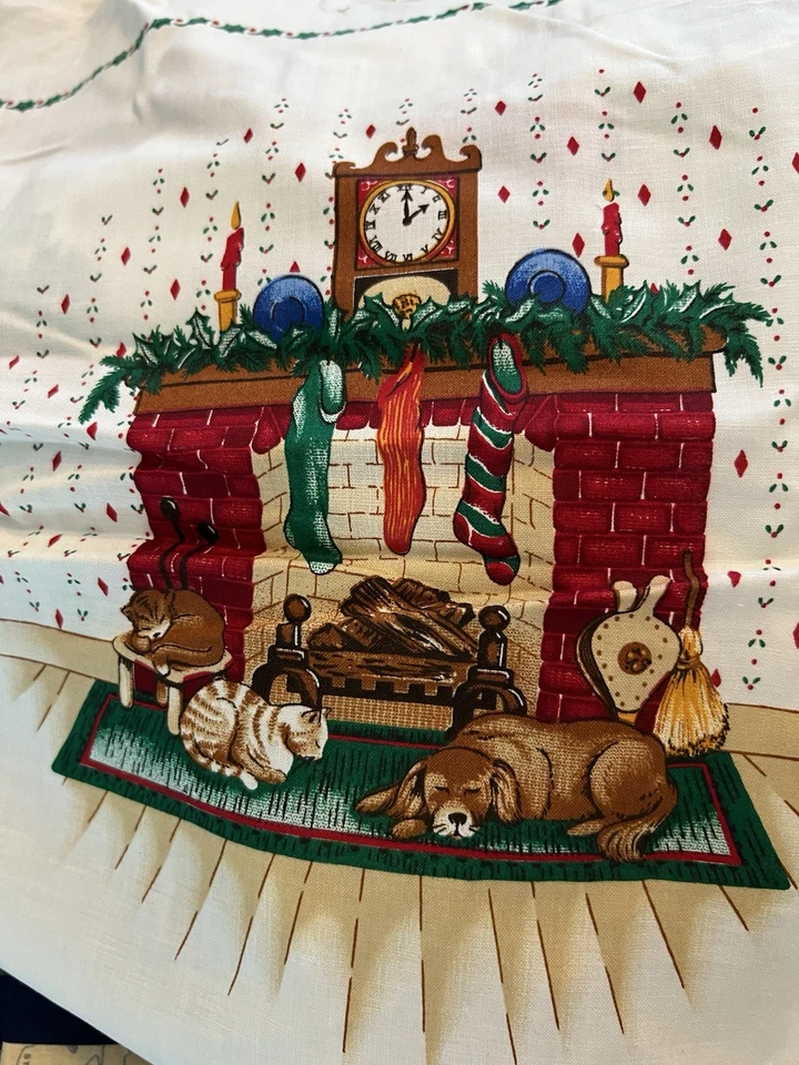 Night Before Christmas  15 Squares  Sewing Panel Pattern New Cut & Sew - Image 4 of 4