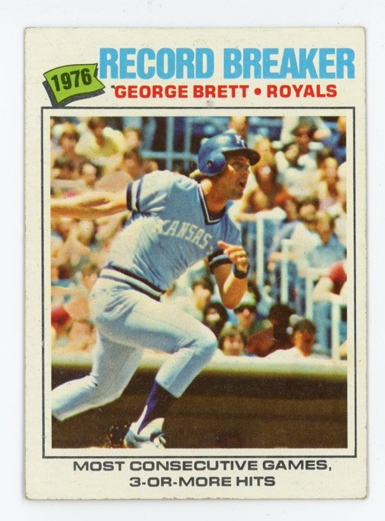 1977 Topps Record Breaker George Brett #231 EXMT+