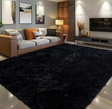 Large 8x10 Bedroom Area Rug, Large Shaggy Rug, Living Room Carpet. Soft, Home.