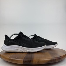 Womens Hoka One One Solimar Black Athletic Running Sneakers Shoes Size 10 B GUC