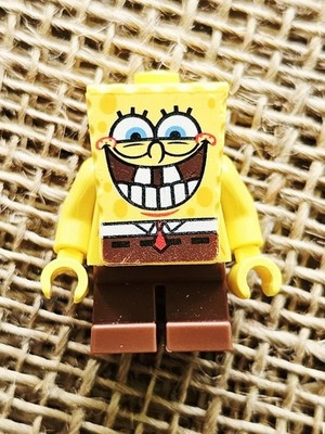 Lego SpongeBob SquarePants Mini Figure Grin With Bottom Teeth