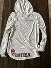 Women’s Colosseum NCAA Indiana Hoosiers Hooded L/S Lightweight Shirt SZ M — photo 2