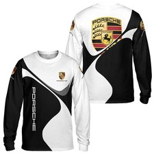 Custom Name Mens Porsche Motorsport Racing 3d Long Sleeve Shirt S-5xl Custom Name Mens Porsche Motorsport Racing 3d Long Sleeve Shirt S-5xl