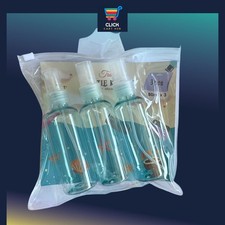 3PCS 60ml Travel Spray Bottle Plastic Transparent Perfume Empty Atomizer