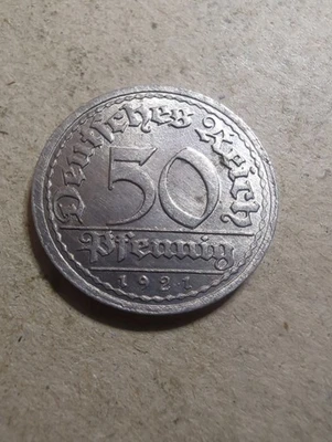 DR 50 Pfennig 1921 E #-270 - Bild 1 von 2