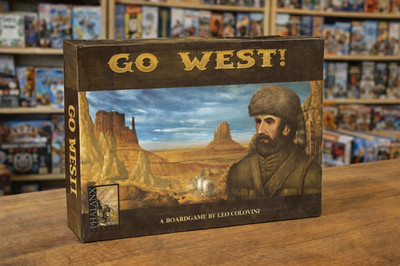 Go West Strategie Brettspiel Leo Colovini Phalanx Western 2-4 Spieler Neu