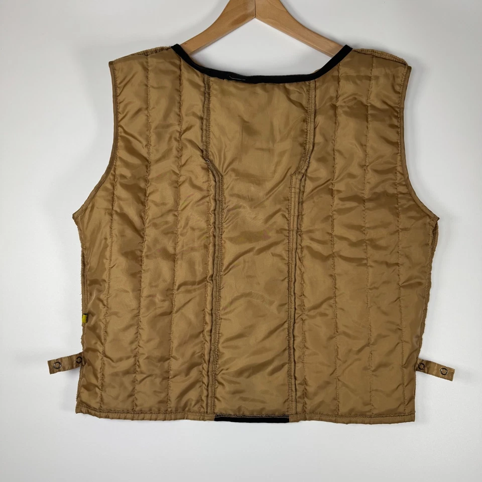 Scorpion Exo KwikWick Liner Vest Mens XL Brown Black Removable Inner Jacket Zip - Image 2 of 4