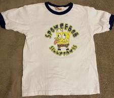 vintage spongebob shirt Youth M 2002 Made In Usa