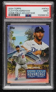 2024 Topps Series 1 Home Field Advantage Clayton Kershaw #HFA-2 PSA 9 MINT