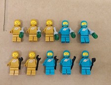 LEGO Ideas Classic Spaceman Astronauta Space Teal + Oro dal Set 21358 X10 Nuovo