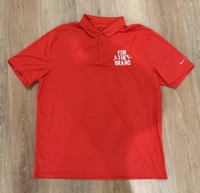 Pat McAfee For The Brand Men’s Red Nike Polo Size XL
