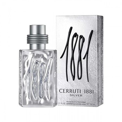 Cerruti Men's 1881 Silver EDT Spray 1.7 oz -50 ml New & Sealed. NEW NEW