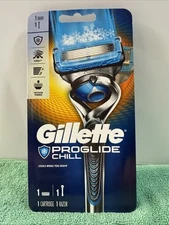 NEW Gillette ProGlide Chill , 1 Razor Handle, 1 Cartridge