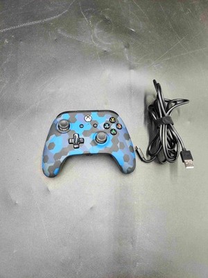 Microsoft Power A Kabelgebundener Xbox One Controller Stealth Blaue Tarnung