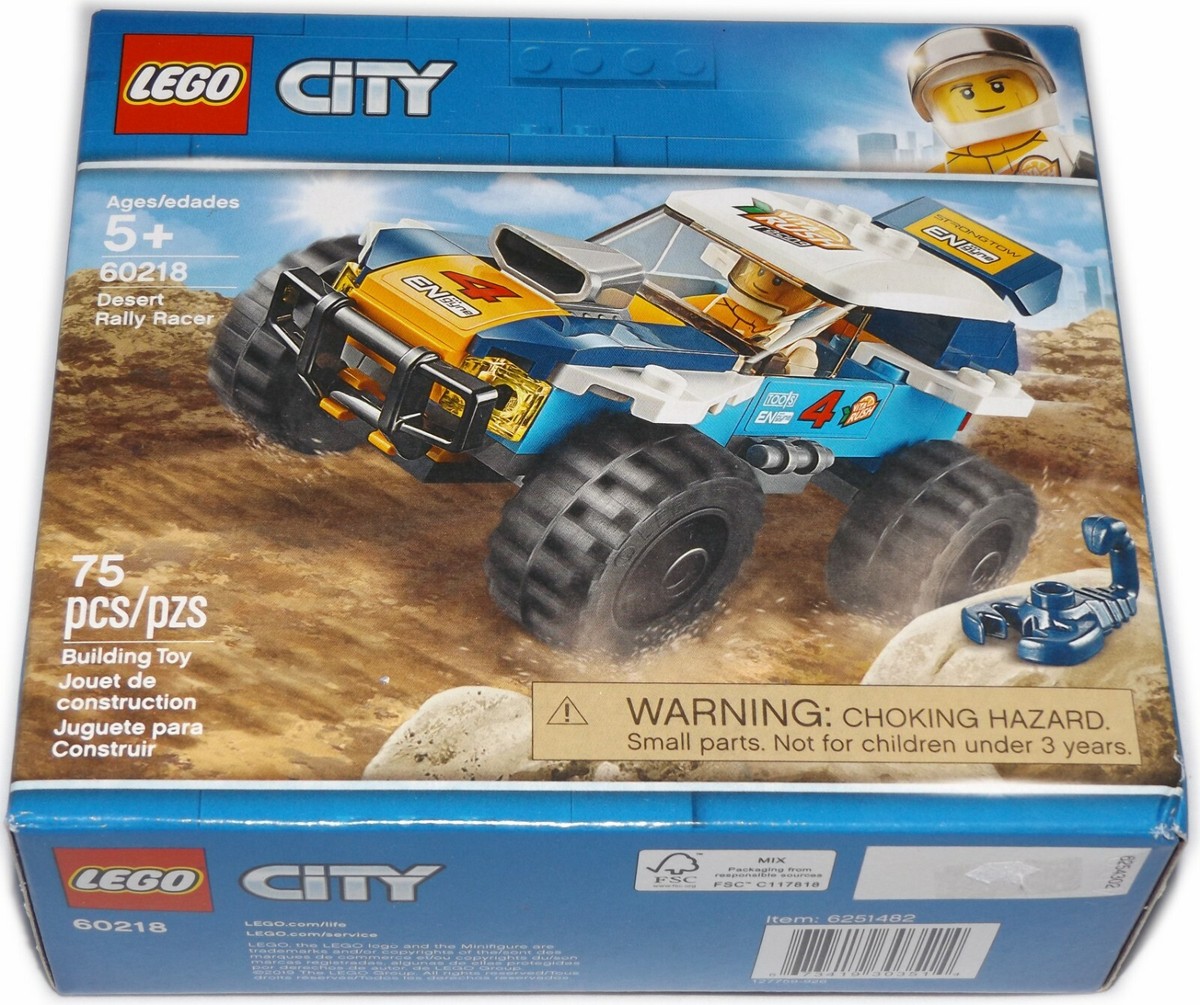 merci　1 LEGO 60218 Desert Rally Racer City race car driver scorpion