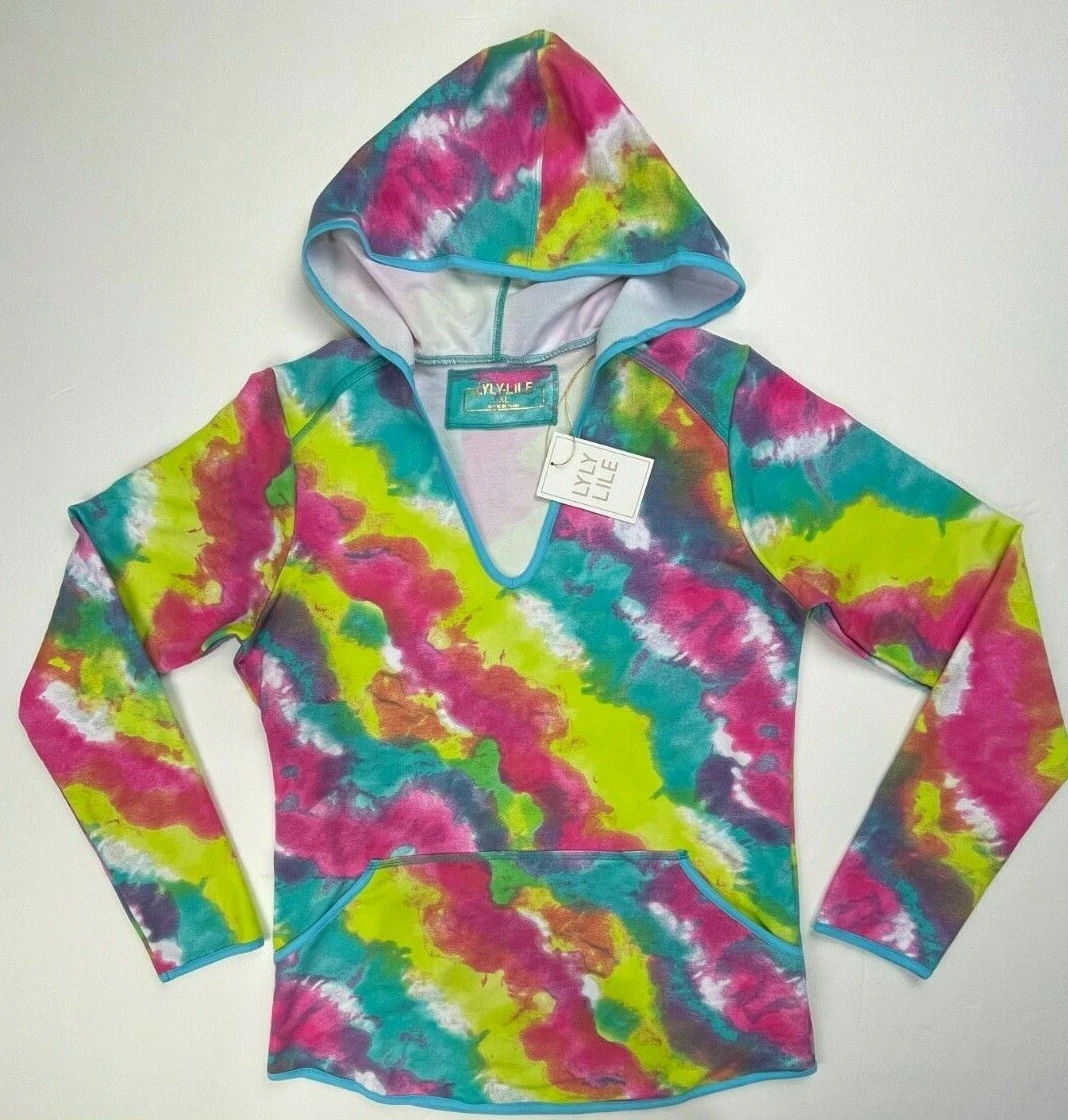 LYLYLILE Tie Dye Hoodie Popover - ONLY ONE MADE - XL