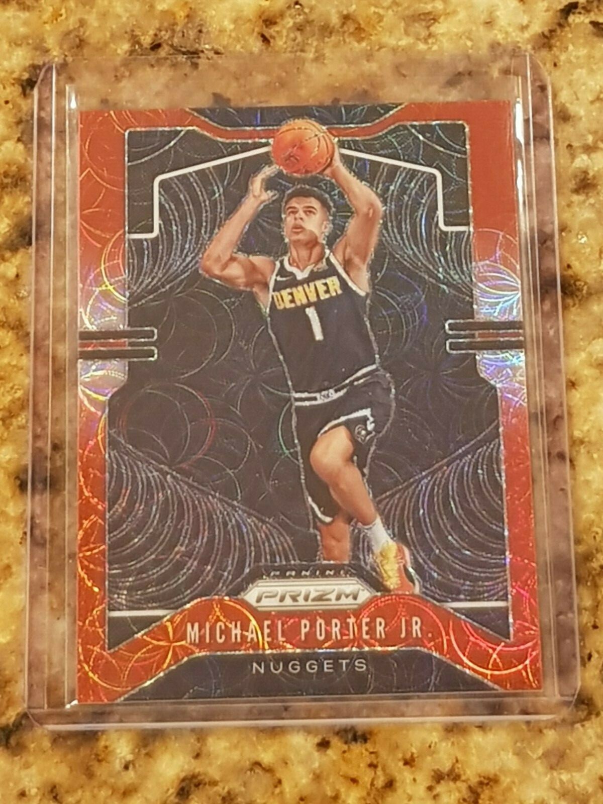 2019-20 Panini Prizm Choice Michael Porter Jr Red Scope Refractor /88