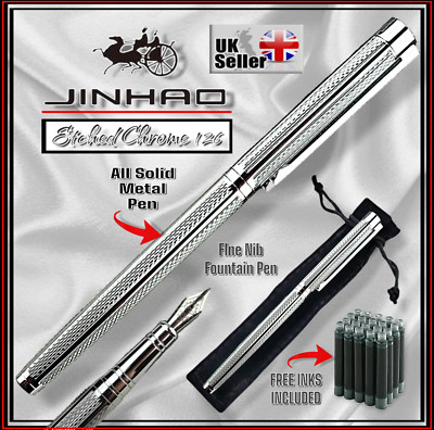 20 Füllfederhalter Tintenpatronen plus Jinhao 126 Füllfederhalter + Samtetui (UK)