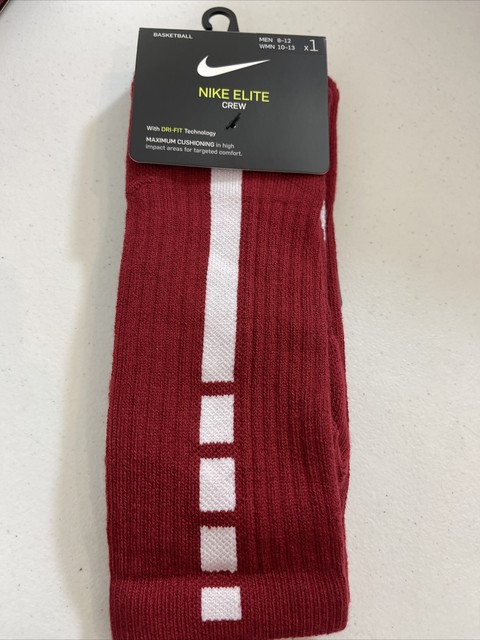 burgundy nike socks