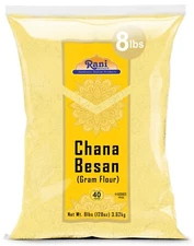 Rani Chana Besan (Chickpeas Flour, Gram) 128oz (8lbs) 3.63kg Bulk
