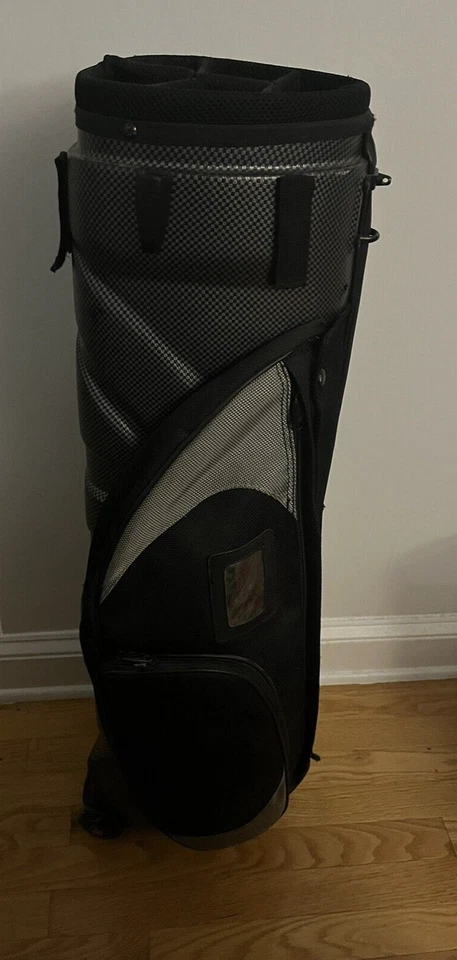 Bolsa de golf Bag Boy con ruedas carcasa rígida 5 divisores de palos con 4 bolsillos camisetas incluidas Foto 2 de 4