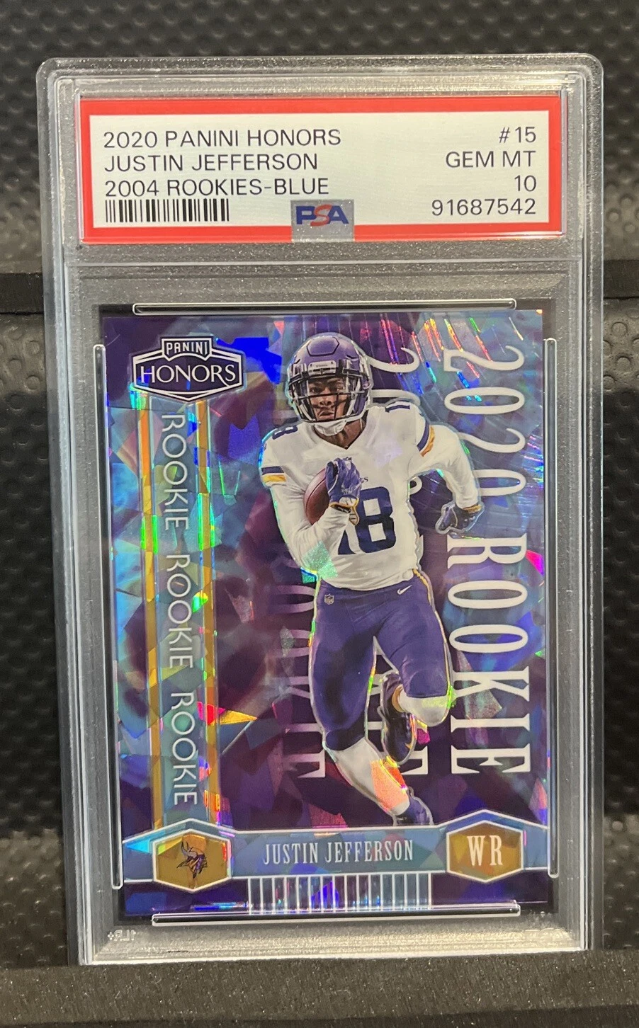 Justin Jefferson Panini Honors 2004 Rookies #15 Blue
