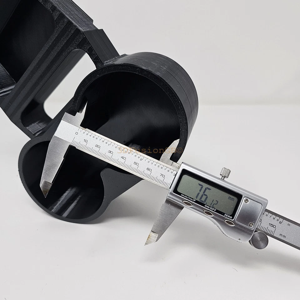 Portavasos para Volkswagen Transporter T6 - Impreso en 3D en PETG - hasta 76 mm Foto 4 de 4