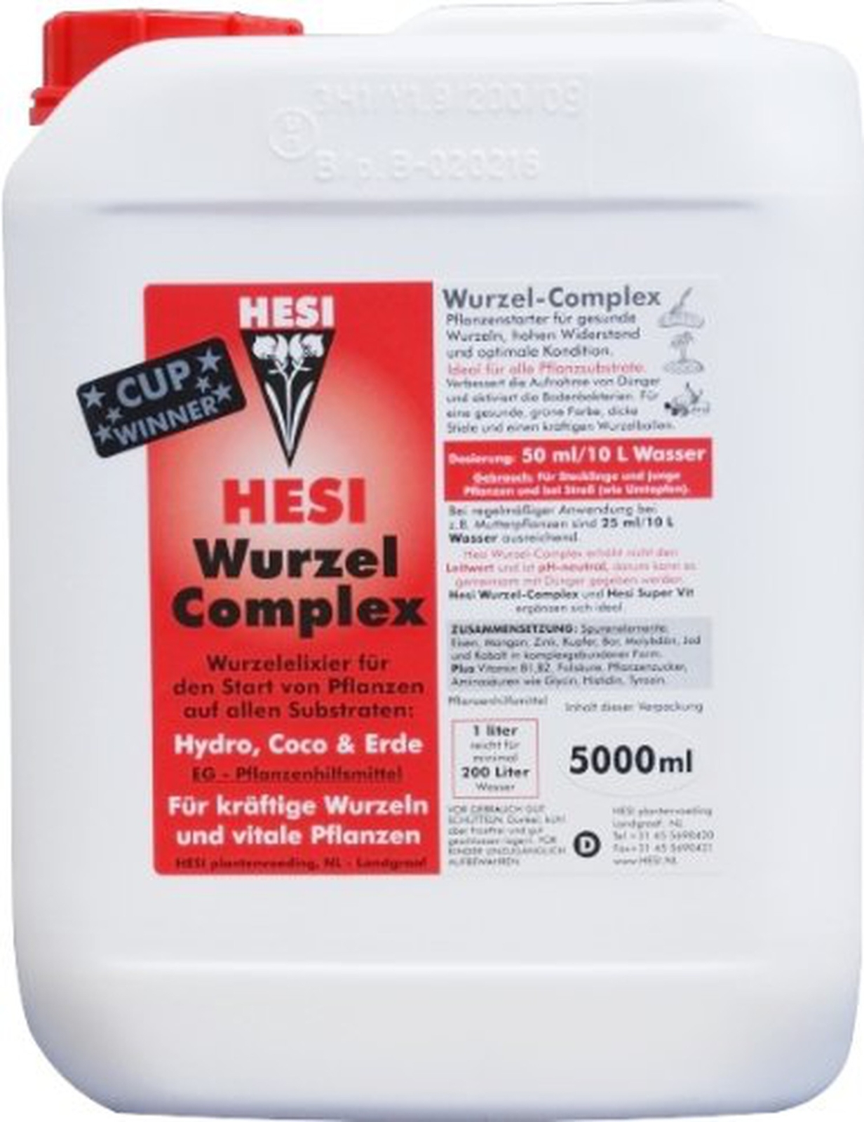 HESI Wortel Root Complex for Growing Coco / Hydro / Soil (5L)