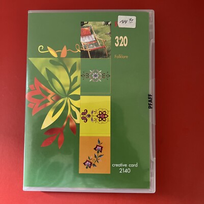 PFAFF Embroidery Card # 320 For 2140 & 2170 Machines / Folklore