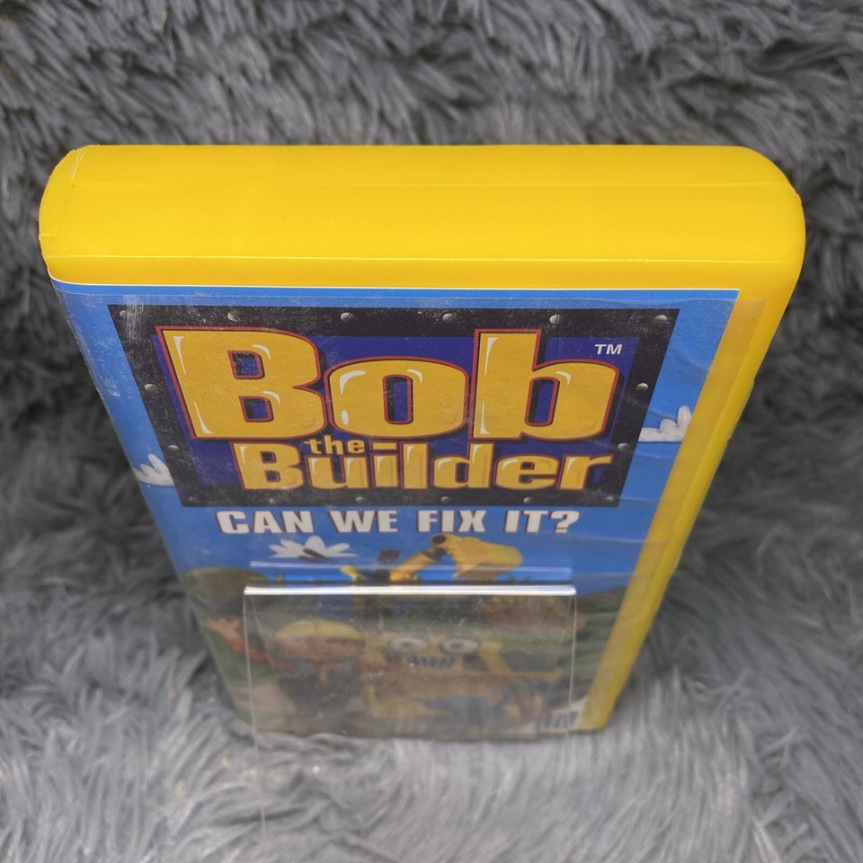 Bob the Builder Can We Fix It VHS Tape 2001 Classic Kids Cartoon