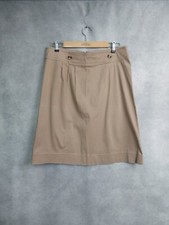monsoon skirt size 16, Sand Stretch Canvas, Knee Length. Pencil Skirt
