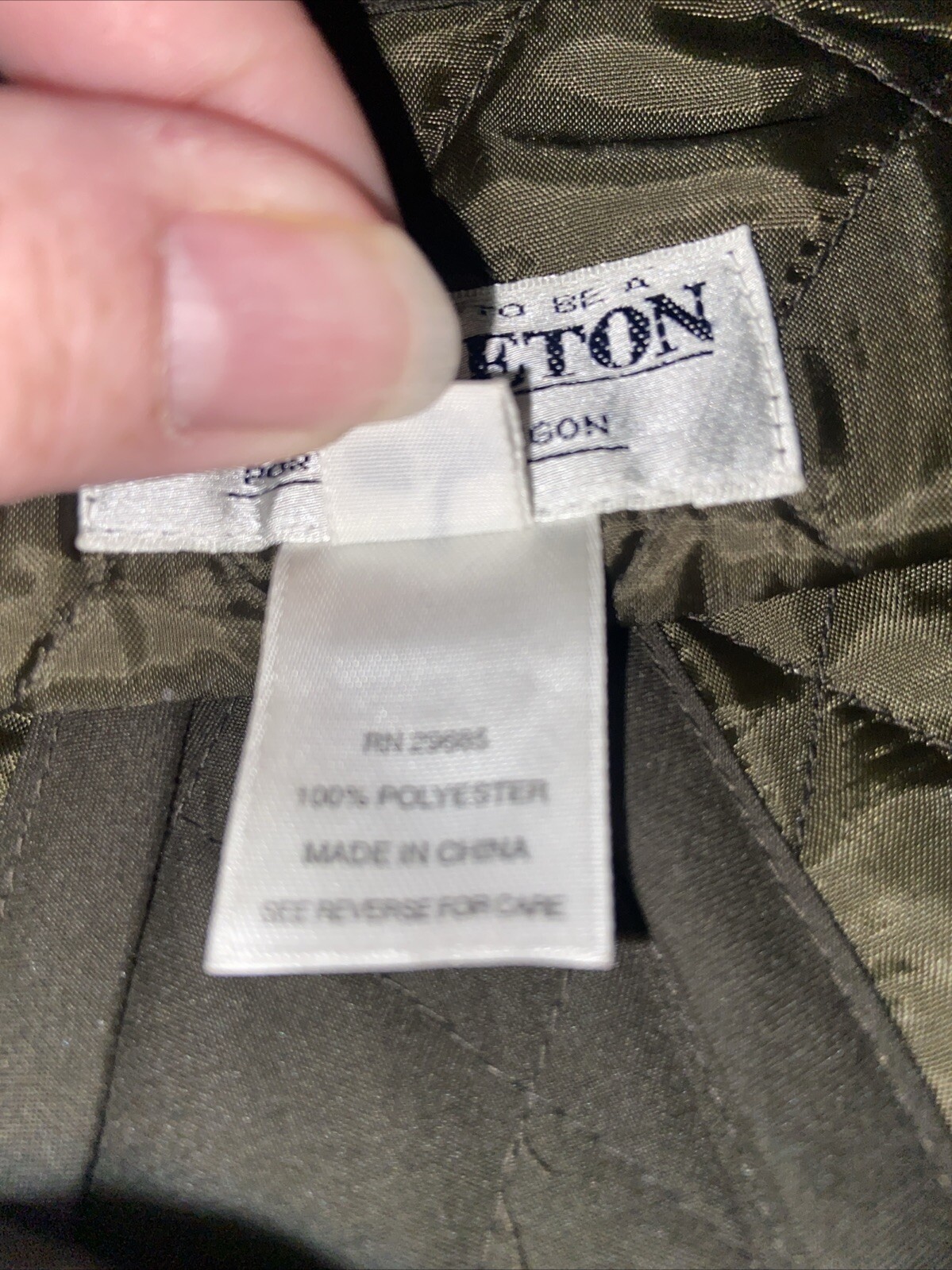 Pendleton Army Green Quilted Button Up Collared W… - image 8