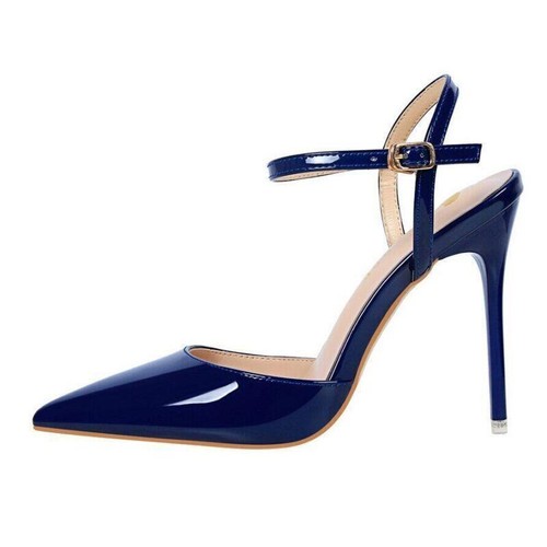 Women Pointed Toe High Heels Slingback Sexy Pumps Sandals Stilettos Party Shoes - Picture 8 of 31